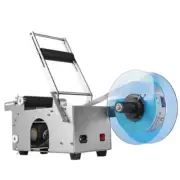 HBT-401 Desktop Small Labeling Machine Semi-automatic Round Bottle Glass Bottle