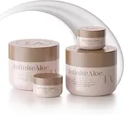 Infinite Aloe Skin Care Cream Original Scent 8oz. - 2 Jars - ** (Plus 2 Bonus 0.5 oz InfiniteAloe Travel Jars) **