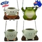Swing Face Planter Pot Useful Cute Smile Face for String of Pearls Succulents