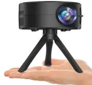 Portable Mini Movie Projector 1080P Support, Compatible with Android / iOS