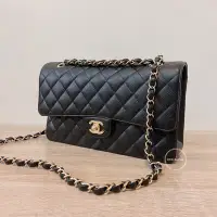 在飛比找Yahoo!奇摩拍賣優惠-Chanel CF coco 25cm 全新 現貨 黑色 荔