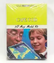 Cape Cod 3D Map Model Kit Mapcraft Cartographics Vintage New