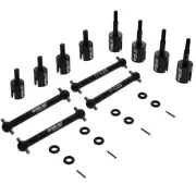 Aluminum Dog Bone Drive Joint Shaft Set for Tamiya TT-02B Upgrades Kit