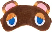 WELLMILLER Novelty Tom Nook Eye Mask for Sleeping, Raccoon Blindfold Sleep Mask, Super Soft Smooth Plush