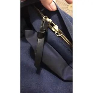 lanvin en bleu 3719001二手蝴蝶結藍色後背包