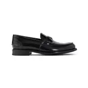 [Prada] Prada-Black Brushed Calf Leather Loafers-Uomo 7.5 UK