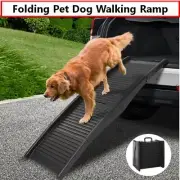 Folding Pet Dog Ramp Foldable Car Stair SUV Ramp Ladder Travel Caravan Bed Home