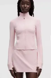 Lululemon Define Cropped Jacket Nulu-Pink Haze-NWT
