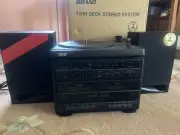 Vintage Electro Brand Radio Cassette Player Turn Table Please Read