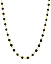 Sabrina Designs 14K Onyx Circle Necklace