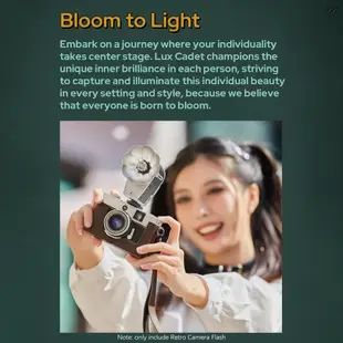FUJIFILM OLYMPUS Godox lux Cadet 相機閃光燈 GN10 6200K±300K 色溫自動和