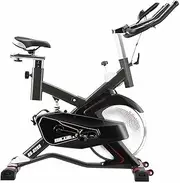 Genki Home Gym Exercise Bike Commercial Stationary Spin Bicycle Pedal Exerciser Fitness Workout Equipment Indoor Cycling Machine LCD Adjustable Resistance