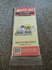 Halloween Yard Art DIY Ghost Black Cat Pumpkin Trick or Treat