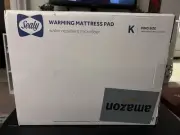 Sealy Heated Mattress Pad King Size 78x80 Inch Moisture Management OPEN BOX