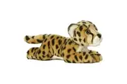 Aurora Realistic Miyoni Cheetah Stuffed Animal - Lifelike Detail - Cherished Companionship - Brown 11 Inches