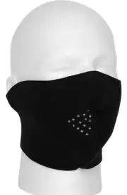 Rothco Neoprene Half Face Mask Winter Cold Weather Tactical Camp Hike Hunt BLACK