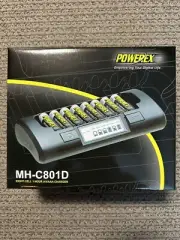 Powerex MH-C801D Turbo Battery Charger Analyzer 8 slot AA AAA NiMH NiCd Tester