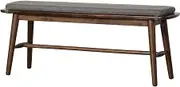 GUAWJRZDP Wood Bench, Farmhouse Wood Bench, Dining Bench, Dining Room Bench with Padded, End of Bed Bench, Table Benches for Living Room, Bedroom, Entryway(120cm/47.2in)