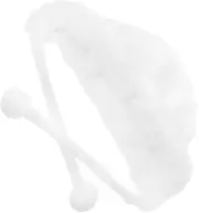 [Generic] Fox Plush Hooded Hat Women's Hats & Caps Fluffy Hats Faux Hood Fox Ear Hat Fuzzy Hat Fox Ear Beanie Cute Plush Beanie Plush Warm Hat Furry Warm Hat Ears Hat Polyester White