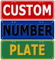 Custom Novelty Number Plate AUS Licence Plate Sign Personalised Gift Car Garage