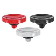 Shutter Release Button Camera Shutter Button Concave, Red/Black/Silver 3pcs