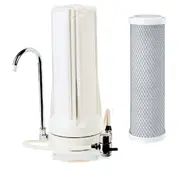 Fluoride Reducing Water Filters Bench Counter Top + 0.5uM Carbon Filter CT-1-F