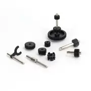 LDRC P06 1201 1/12 Unimog RC Car Upgraded Metal Transmission Gearbox Gear Set LP0012 Vehicles Models Spare Parts