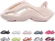 [ierisf] Unisex Foam Runner Shoes Adults Lightweight 400 Hollow Walking Sneakers for Women Men Boys Girl Breathable Cloud Slides Slippers Soft Non-Slip Water Shoes Kids Toddler Comfy EVA Beach Platform Sandals