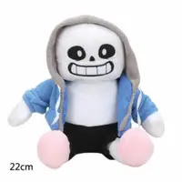 在飛比找蝦皮購物優惠-22cm Undertale Sans 毛絨公仔軟毛絨玩具擁