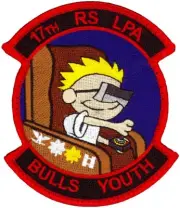 USAF 17th RECONNAISSANCE SQUADRON LPA PATCH