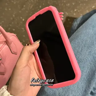 凱蒂貓鏡頭 適用於iPhone14 13 12 11 Pro Max 手機殼 女 自拍 全包矽膠手機套