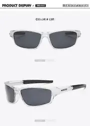DUBERY Sunglasses Men's Polarized Driving Sport Sun Glasses For Men Women Square Color Mirror Luxury Brand Designer2021 620 Type 3 D620