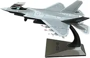 Generic 1/100 Scale Fighter Model with Stand for Display Diecast Alloy Airplane for Home Decor