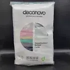 Deconovo Solid Back Tab Curtains Blackout Curtains 52x84 Inch Greyish White 2...