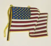 LARGE FLAG SUNCATCHER (PATRIOTIC JULY 4TH SUNCATCHERS)