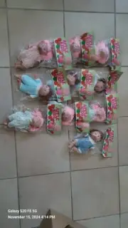 10 vintage bootleg Cabbage Patch kids - Apple Kids dolls - sealed