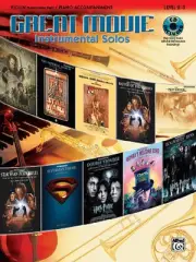 GREAT MOVIE INSTRUMENTAL SOLOS FOR VIOLIN W/PIANO ACC. MUSIC BOOK/CD-NEW ON SALE