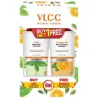 Vlcc Combo kit of Orange Face Wash (150ml) & Tulsi Face Wash (150ml) (Pack 2)