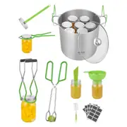 VEVOR Canning Supplies Starter Kit 9 PCS Stainless Steel Water Bath Canning Set