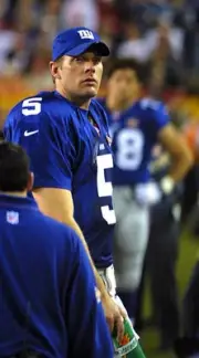 Kerry Collins at Super Bowl XXXV at Raymond James Stadium in Tampa- Old Photo 2