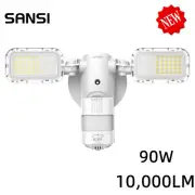 High Lumen LED Motion Sensor Security Light 90W Outdoor Floodlights 4 Modes IP65