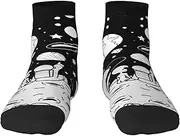 [JBYJBX] Astronaut Print Adult Socks Womens Mens Workout Thermal Cozy All-Season Gift Holiday Articles Use