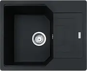 Kitchen Sink Made of Granite (Fragranite) with a Single Bowl from Franke Urban UBG 611-62 - Onyx - 114.0685.261