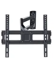 Full Motion TV Wall Mount, Heavy Duty Single Articulating Arms TV Bracket for...