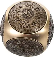 Healvian Hand Grip Enhancer Brass Handball Rotating Fitness Tool Elderly Hand Exercise Ball Ergonomic Grip Therapy Handball