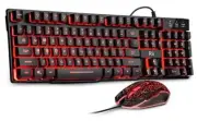 Gaming Keyboard and Mouse Set Mechanical Feel Business Office 3-LED Backlit
