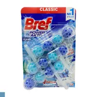 在飛比找PChome24h購物優惠-Bref 馬桶芳香清潔球((海洋清新) 3入組 50g