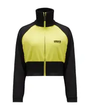 Acetate Zip-Up Sweatshirt S,XS Black