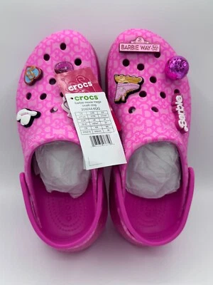 CROCS x Barbie The Movie Mega Crush Pink Clog MEN 7 WOMEN 9 NEW WITH TAG