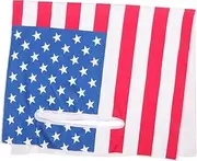 FELTECHELECTR Golf Cart Seat Cover Blanket National Flag Design Durable and Washable Comfortable Cushioning Stylish Protection for Two Seater Golf Carts